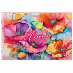 Альбом для рисования А4, 32 листа, скоба, обложка картон, BRAUBERG, 203&times;288 мм, &laquo;МИКС-1&raquo;, 107111