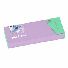 Пенал пластиковый ERICH KRAUSE &laquo;Matt Pastel Bloom&raquo;, ассорти, 61250