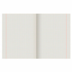 Тетрадь ЗЕЛЁНАЯ обложка 24 л., клетка с полями, офсет №2 ЭКОНОМ, &laquo;ПИФАГОР&raquo;, 107125