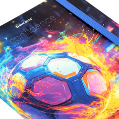 Дневник 1-11 класс 48 л., твердый, BRAUBERG, матовая ламинация, резинка, закладка-ляссе, с подсказом, &laquo;Футбол&raquo;, 107235