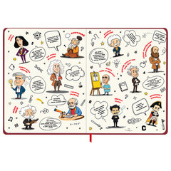 Дневник 1-11 класс 48 л., твердый, BRAUBERG, матовая ламинация, резинка, закладка-ляссе, с подсказом, &laquo;Мото&raquo;, 107236