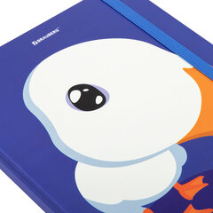 Дневник 1-11 класс 48 л., твердый, BRAUBERG, матовая ламинация, резинка, закладка-ляссе, с подсказом, &laquo;Гусь&raquo;, 107237