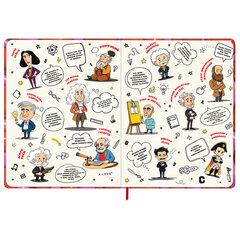 Дневник 1-11 класс 48 л., твердый, BRAUBERG, матовая ламинация, резинка, закладка-ляссе, с подсказом, &laquo;Сердечки&raquo;, 107241