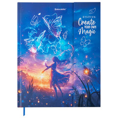 Дневник 1-11 класс 48 л., твердый, BRAUBERG, матовая ламинация, магнитный клапан, закладка-ляссе, с подсказом, &laquo;Magic&raquo;, 107243