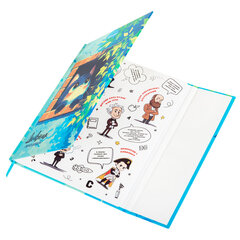 Дневник 1-11 класс 48 л., твердый, BRAUBERG, матовая ламинация, магнитный клапан, закладка-ляссе, с подсказом, &laquo;Котик&raquo;, 107244