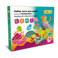 Тесто-пластилин для лепки BAMBOX (БАМБОКС), НАБОР &laquo;Развивашка&raquo; с цифрами и формочками, 107255