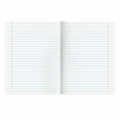 Тетрадь 24 л. BRAUBERG линия, обложка картон, CLASSIC, 107310