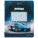 Тетради ДЭК 12 л., КОМПЛЕКТ 10 шт., BRAUBERG, клетка, обложка картон, "SPORT CARS", 107315
