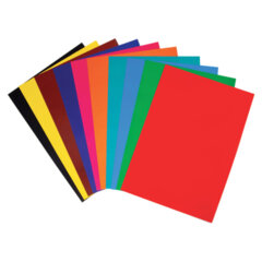 Картон цветной А4 МЕЛОВАННЫЙ, 10 листов, 10 цветов, с европодвесом, HATBER, 195&times;280 мм, &laquo;Creative Set&raquo;, 088626