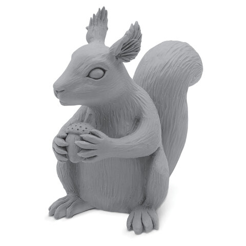 Пластилин скульптурный ТВЕРДЫЙ СЕРЫЙ "Секреты художника", 0,5 кг, BRAUBERG ART, 107484