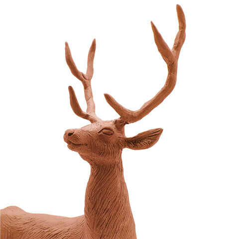 Пластилин скульптурный ЭКСТРА МЯГКИЙ ТЕРРАКОТОВЫЙ "Секреты художника", 0,5 кг, BRAUBERG ART, 107503