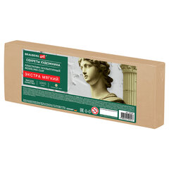 Пластилин скульптурный ЭКСТРА МЯГКИЙ ТЕЛЕСНЫЙ &laquo;Секреты художника&raquo;, 1 кг, BRAUBERG ART, 107507