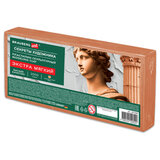 Пластилин скульптурный ЭКСТРА МЯГКИЙ ТЕРРАКОТОВЫЙ "Секреты художника", 1 кг, BRAUBERG ART, 107508