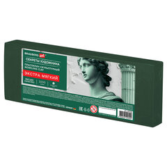 Пластилин скульптурный ЭКСТРА МЯГКИЙ ОЛИВКОВЫЙ &laquo;Секреты художника&raquo;, 1 кг, BRAUBERG ART, 107510