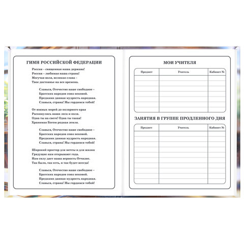 Дневник 1-4 класс 48 л., твердый, ЮНЛАНДИЯ, глянцевая ламинация, с подсказом, "МИКС", 107580