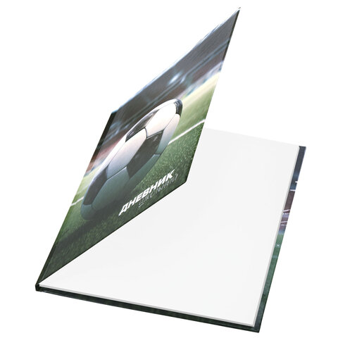 Дневник 1-4 класс 48 л., твердый, ЮНЛАНДИЯ, глянцевая ламинация, с подсказом, "Футбол", 107583