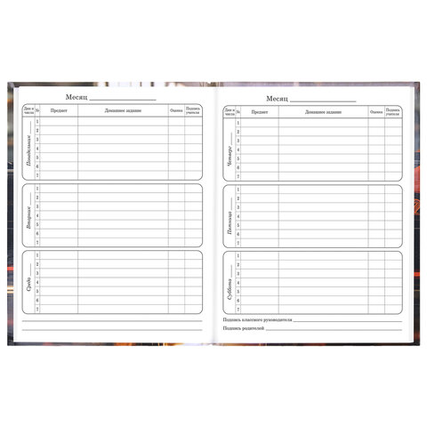 Дневник 1-4 класс 48 л., твердый, ЮНЛАНДИЯ, глянцевая ламинация, с подсказом, "Авто", 107584