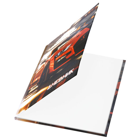 Дневник 1-4 класс 48 л., твердый, ЮНЛАНДИЯ, глянцевая ламинация, с подсказом, "Авто", 107584