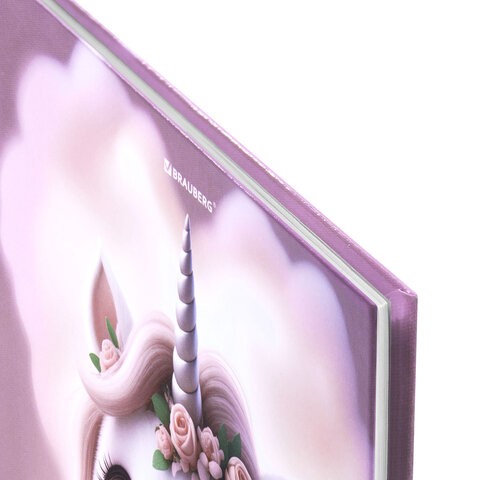 Дневник 1-4 класс 48 л., твердый, BRAUBERG, глянцевая ламинация, с подсказом, "Единорог", 107588