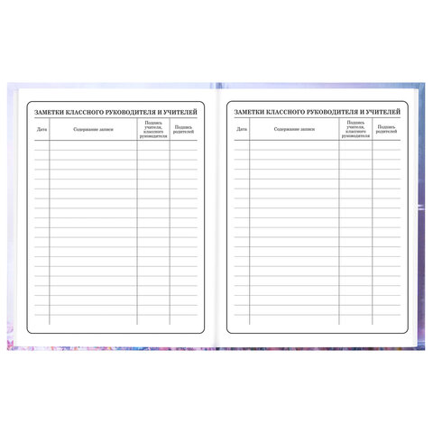 Дневник 1-4 класс 48 л., твердый, BRAUBERG, глянцевая ламинация, с подсказом, "Princess", 107590