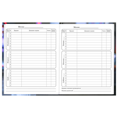 Дневник 1-4 класс 48 л., твердый, BRAUBERG, глянцевая ламинация, с подсказом, "Милашка", 107591