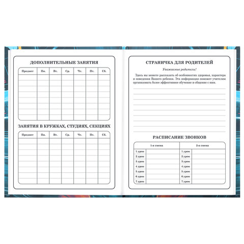 Дневник 1-4 класс 48 л., твердый, BRAUBERG, выборочный лак, с подсказом, "Крутой байк", 107592