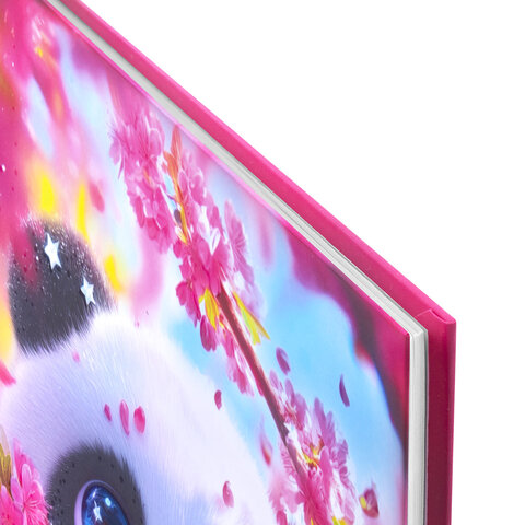 Дневник 1-4 класс 48 л., твердый, ЮНЛАНДИЯ, выборочный лак, с подсказом, "Панда", 107597