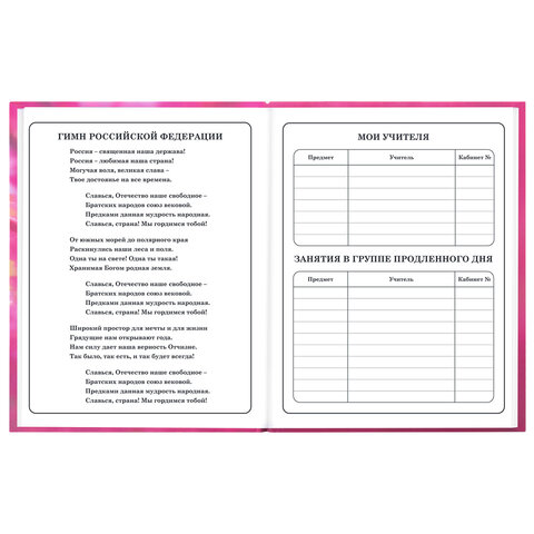 Дневник 1-4 класс 48 л., твердый, ЮНЛАНДИЯ, выборочный лак, с подсказом, "Панда", 107597