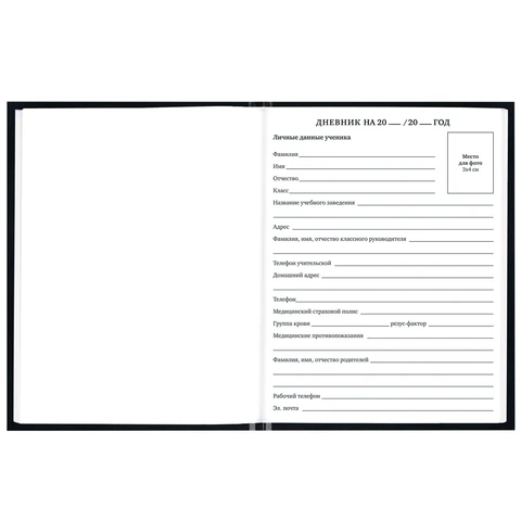 Дневник 1-11 класс 40 л., твердый, BRAUBERG, глянцевая ламинация, "Герб", 107598 - фото 5