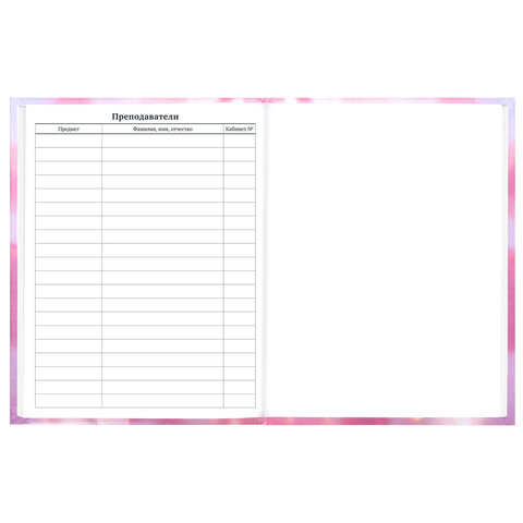 Дневник 1-11 класс 40 л., твердый, BRAUBERG, глянцевая ламинация, МИКС "Универсальный", 107600