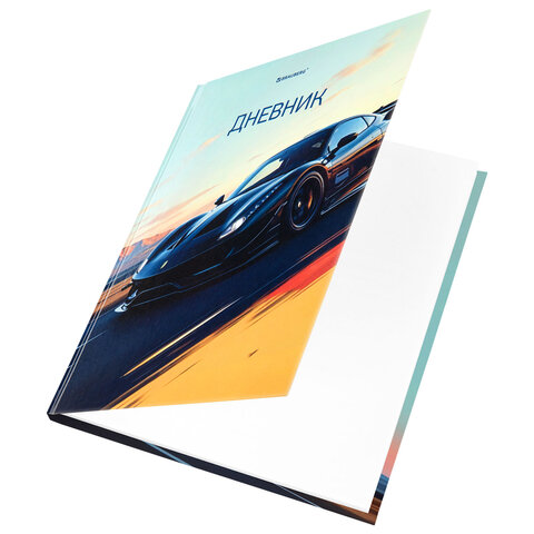 Дневник 1-11 класс 40 л., твердый, BRAUBERG, глянцевая ламинация, "Авто", 107602