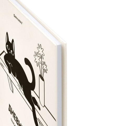 Дневник 5-11 класс 48 л., твердый, BRAUBERG, выборочный лак, с подсказом, "Кот-Непоседа", 107616 - фото 4