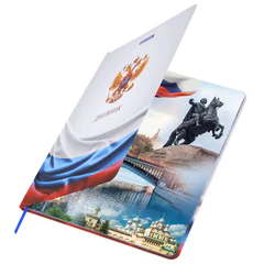 Дневник 1-11 класс 40 л., твердый, BRAUBERG, ламинация, цветная печать, "РОССИЙСКОГО ШКОЛЬНИКА-4", 107629