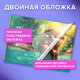 Альбом для рисования, пластиковая обложка, А4, 40 л., гребень, BRAUBERG, 210х297 мм, АССОРТИ-2 (8 видов), 107683