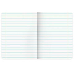 Тетрадь 18л. BRAUBERG КЛАССИКА NEW линия, обложка картон, СИНЯЯ, 107781