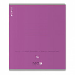 Тетрадь 18 л., клетка, обложка картон, ERICH KRAUSE &laquo;MC-7&raquo;, микс в спайке, 56300