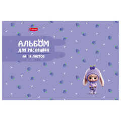 Альбом для рисования А4, 16 л., скоба, рельефный картон, HATBER, 205&times;290 мм, &laquo;Berri-Фрутоняшки&raquo; (5 видов), 094471