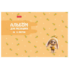 Альбом для рисования А4, 16 л., скоба, рельефный картон, HATBER, 205&times;290 мм, &laquo;Berri-Фрутоняшки&raquo; (5 видов), 094471