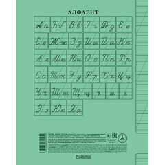Тетрадь 12 л., HATBER, косая линия, обложка тонированный офсет 120 г/<wbr/>м<sup>2</sup>, &laquo;Учись на ОТЛИЧНО_Зеленая&raquo;, 095870