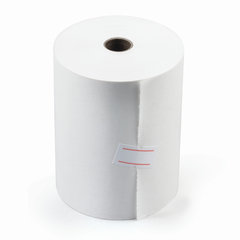 Чековая лента ТЕРМОБУМАГА 80 мм (диаметр 70-74 мм, длина 60 м, втулка 12 мм) КОМПЛЕКТ 6 шт., STAFF, 110449