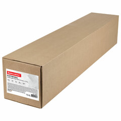 Бумага широкоформатная рулон для плоттера, 914 мм х 175 м х втулка 76 мм, 80 г/<wbr/>м<sup>2</sup>, белизна CIE 146%, BRAUBERG, 110459