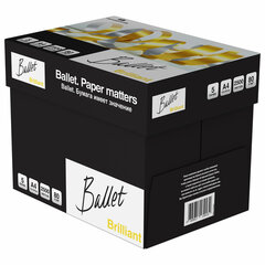 Бумага офисная А4, 80 г/<wbr/>м<sup>2</sup>, 500 л., марка А, BALLET BRILLIANT, Россия, 165% (CIE)