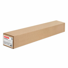 Бумага широкоформатная рулон для плоттера, 594 мм х 45 м х втулка 50,8 мм, 90 г/<wbr/>м<sup>2</sup>, белизна CIE 146%, BRAUBERG, 110629