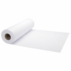 Бумага широкоформатная рулон для плоттера, 594 мм х 150 м х втулка 76 мм, 80 г/<wbr/>м<sup>2</sup>, белизна CIE 146%, BRAUBERG, 110633