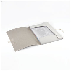 Папка для бумаг с завязками картонная мелованная BRAUBERG, 280 г/<wbr/>м<sup>2</sup>, до 200 листов, 110924