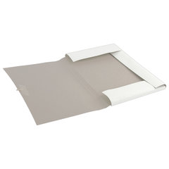 Папка для бумаг с завязками картонная мелованная BRAUBERG, 440 г/<wbr/>м<sup>2</sup>, до 200 листов, 110925