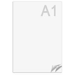 Ватман формат А1 (610&times;860 мм), ГОЗНАК С-Пб, плотность 200 г/<wbr/>м<sup>2</sup>, КОМПЛЕКТ 3 листа, BRAUBERG, 110973