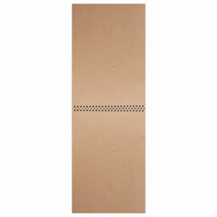 Скетчбук, крафт-бумага 80 г/<wbr/>м<sup>2</sup>, 205&times;290 мм, 50 л., гребень, жёсткая подложка, BRAUBERG ART DEBUT, 110982