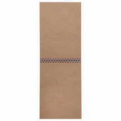 Скетчбук, крафт-бумага 80 г/<wbr/>м<sup>2</sup>, 145&times;205 мм, 50 л., гребень, жёсткая подложка, BRAUBERG ART DEBUT, 110986