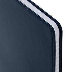 Тетрадь БОЛЬШОЙ ФОРМАТ (200&times;252 мм) В5, BRAUBERG &laquo;Metropolis Extra&raquo;, под кожу, клетка, 80 л., синий, 111049